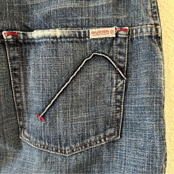 GUESS Women’s Denim Skirt 28 Blue Western Rodeo Country Casual Western Y2K 90s - Picture 6 of 10